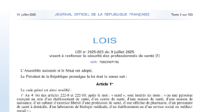 Lire la suite à propos de l’article Loi visant à renforcer la sécurité des professionnels de santé